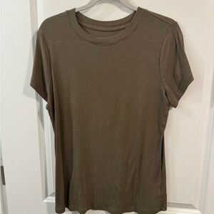 A New Day Green Fitted Short Sleeve T-Shirt